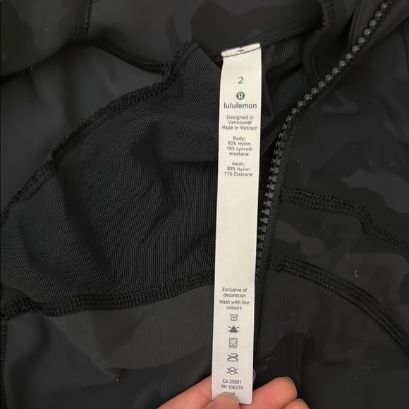 Lululemon Black Camo Define Jacket - Picture 4 of 4